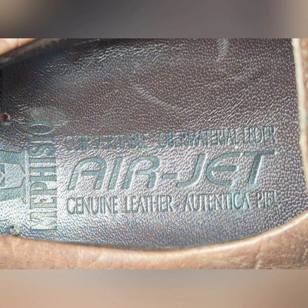 Vintage Mephisto Air Jet Sz 12 Leather Slip-On Men’s Shoe Minimal Wear